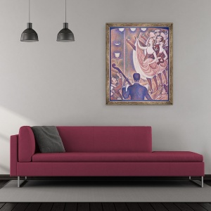 Tablou inramat - Georges Pierre Seurat - Le Chahut, 50 x 60 cm - Img 2