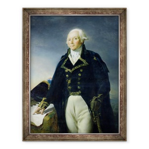 Tablou inramat - Georges Rouget - Portretul lui Francois-Christophe Kellermann 1735-1820 c.1835, 60 x 80 cm