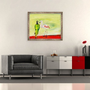 Tablou inramat - Gigi Sudbury - Poti sa o faci, 2005, 50 x 60 cm - Img 2