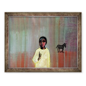 Tablou inramat - Gigi Sudbury - Zebra, 2005, 70 x 90 cm
