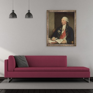 Tablou inramat - Gilbert Stuart - Sir John Dick, 70 x 85 cm - Img 2