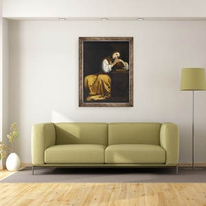 Tablou inramat - Giovanni Antonio Galli - Sfanta Maria Magdalena, 70 x 90 cm - Img 2