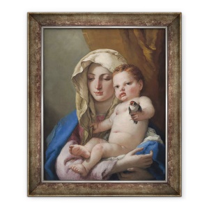 Tablou inramat - Giovanni Battista Tiepolo - Madonna din Goldfinch, 50 x 60 cm