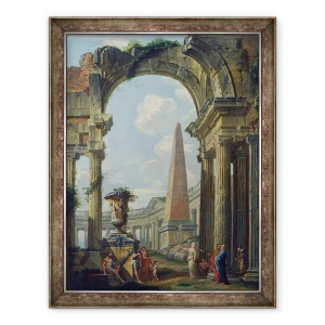Tablou inramat - Giovanni Paolo Pannini - Ruine, 70 x 90 cm