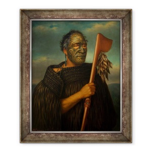Tablou inramat - Gottfried Lindauer - Tamati Waka Nene, 50 x 60 cm