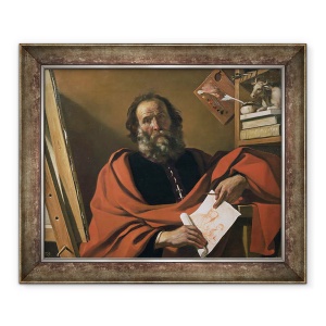 Tablou inramat - Guercino - Sfantul Luca, 70 x 85 cm