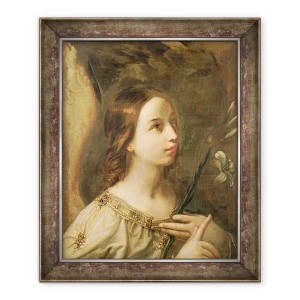 Tablou inramat - Guido Reni - ingerul Bunei Vestiri, 70 x 85 cm