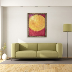 Tablou inramat - Guilherme Pontes - Setati comenzile in inima Soarelui, 60 x 80 cm - Img 2