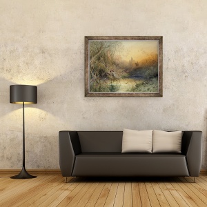 Tablou inramat - Gustave Dore - tara zanelor, 60 x 80 cm - Img 2