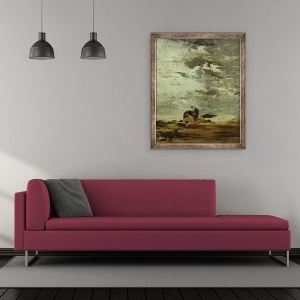 Tablou inramat - Gustave Moreau - Horseman, 50 x 60 cm - Img 2