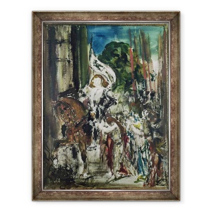 Tablou inramat - Gustave Moreau - Ioana dArc, 60 x 80 cm
