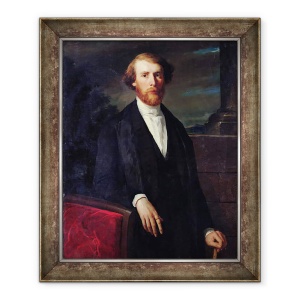 Tablou inramat - Gustave Ricard - Portret De Pierre Schlumberger, 50 x 60 cm