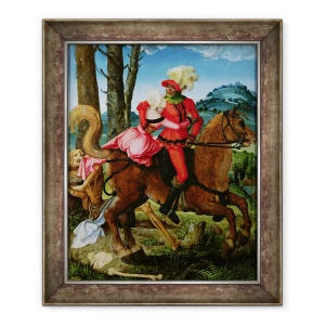 Tablou inramat - Hans Baldung Grien - Cavalerul, 50 x 60 cm