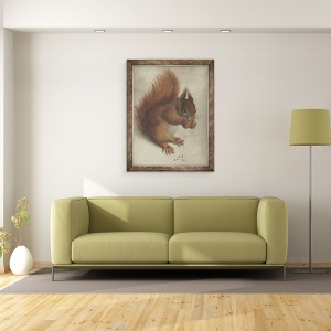 Tablou inramat - Hans Hoffmann - Veverita Rosie, 60 x 80 cm - Img 2