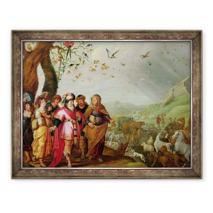 Tablou inramat - Hans III Jordaens - Arca lui Noe, 70 x 90 cm