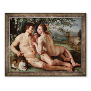 Tablou inramat - Hendrik Goltzius - Caderea omului, 70 x 90 cm