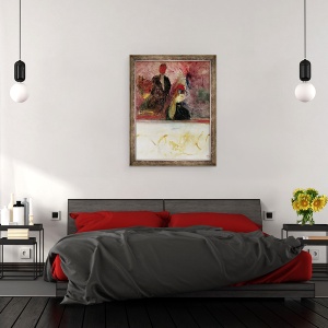 Tablou inramat - Henri de Toulouse-Lautrec - Cutia de la Mascaron Dore, 60 x 80 cm - Img 3