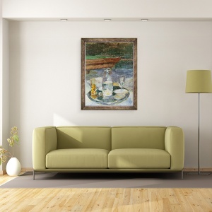 Tablou inramat - Henri de Toulouse-Lautrec - Natura moarta, Biliard, 60 x 80 cm - Img 2