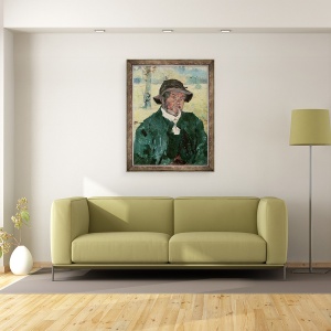 Tablou inramat - Henri de Toulouse-Lautrec - Un Batran, Celeyran, 60 x 80 cm - Img 2