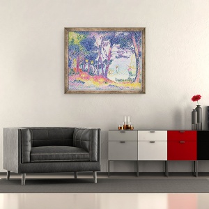 Tablou inramat - Henri-Edmond Cross - Lemn de pin Provence, 50 x 60 cm - Img 2