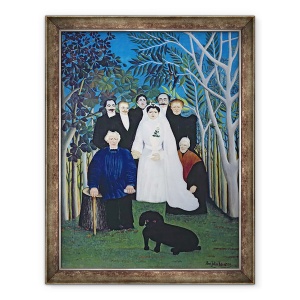 Tablou inramat - Henri J.F. Rousseau - Petrecerea de nunta, 60 x 80 cm