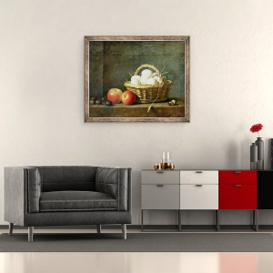 Tablou inramat - Henri Roland de la Porte - Cosul cu Oua, 50 x 60 cm - Img 2