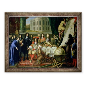 Tablou decorativ portret Jean-Baptiste Colbert înrămat pe pânză