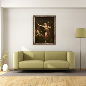 Tablou inramat - Henry Fuseli - Lady Macbeth Somnambulism, 70 x 90 cm - Img 2