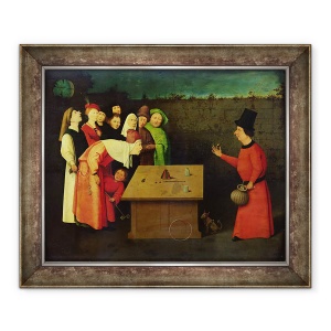 Tablou inramat - Hieronymus Bosch - Conjurat ulei pe panou, 50 x 60 cm