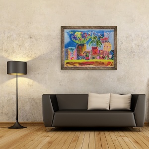 Tablou inramat - Hilary Simon - Comoda Artist, 60 x 80 cm - Img 2