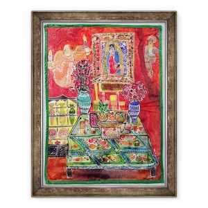 Tablou inramat - Hilary Simon - Fecioara din Guadelupa, 60 x 80 cm