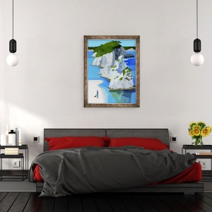 Tablou inramat - Hiroyuki Izutsu - Paradis, 60 x 80 cm - Img 3
