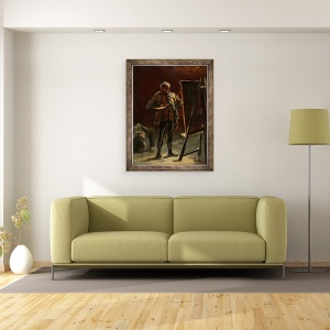 Tablou inramat - Honore Daumier - Artist II, 60 x 80 cm - Img 2