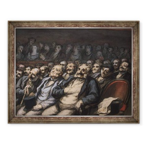 Tablou inramat - Honore Daumier - Seat Orchestra, 70 x 90 cm