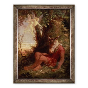 Tablou inramat - Hubert von Herkomer - Adormit de jos, 70 x 90 cm