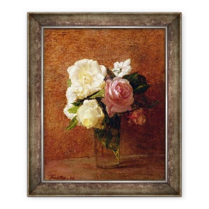 Tablou inramat - Ignace Henri Jean Fantin-Latour - Trandafiri II, 70 x 85 cm