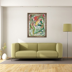 Tablou inramat - Ikahl Beckford - Criza Pamantului, 70 x 90 cm - Img 2