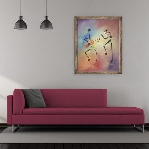 Tablou inramat - Ikahl Beckford - Flutina, 50 x 60 cm - Img 2