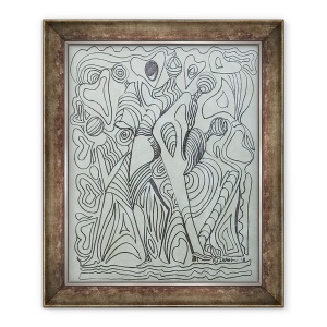 Tablou inramat - Ikahl Beckford - Toate conectate, 50 x 60 cm