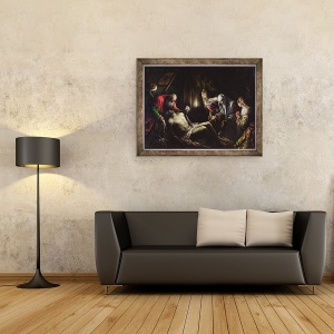 Tablou inramat - Jacopo Bassano - Depozitia, 70 x 90 cm - Img 3