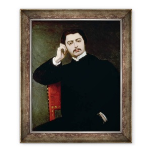 Tablou inramat - Jacques-Emile Blanche - Portretul lui Marcel Proust, 50 x 60 cm