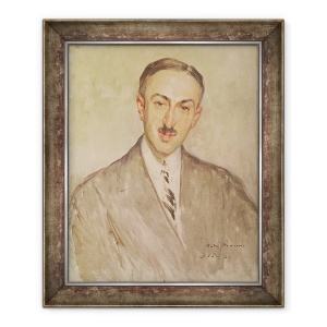 Tablou inramat - Jacques-Emile Blanche - Studiu pentru Portretul lui Andre Maurois 1885-1967 1924, 70 x 85 cm