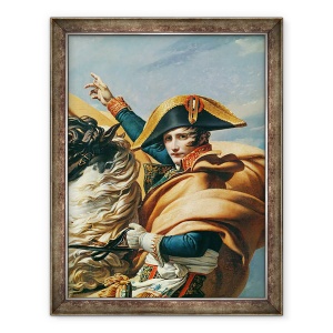 Tablou inramat - Jacques Louis David - Bonaparte Traversarea Alpilor ulei pe panza, 60 x 80 cm