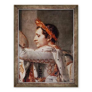Tablou inramat - Jacques Louis David - Conchinarea imparatului Napoleon 1769-1821 si incoronarea imparatesei Josephine 1763-1814 de catre Papa Pius al VII-lea 1742-1823, 70 x 90 cm