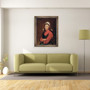 Tablou inramat - Jacques Louis David - Femeia Poporului, 60 x 80 cm - Img 2