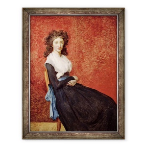 Tablou inramat - Jacques Louis David - Portretul Madame Charles-Louis Trudaine 1769-1802 c.1791-92, 60 x 80 cm
