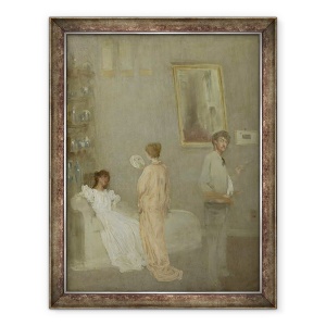 Tablou inramat - James Abbott McNeill Whistler - Artistul din studioul sau, 60 x 80 cm