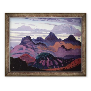 Tablou inramat - James Dickson Innes - Amurg adanc, Pirinei, 60 x 80 cm