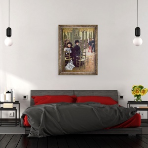 Tablou inramat - James Jacques Joseph Tissot - Fara zestre, 70 x 90 cm - Img 3