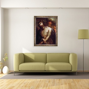 Tablou inramat - Jan Cossiers - Ecce Homo, 60 x 80 cm - Img 2